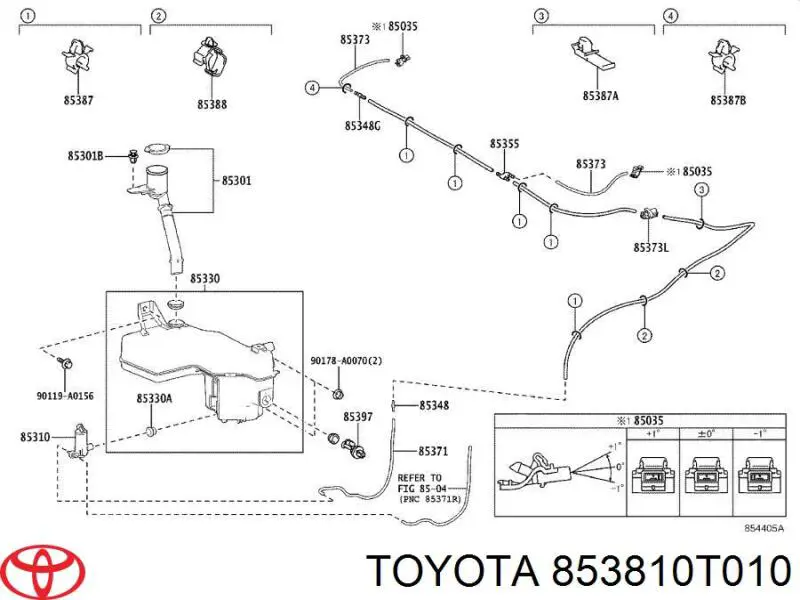 Купить 853810T010 Toyota 