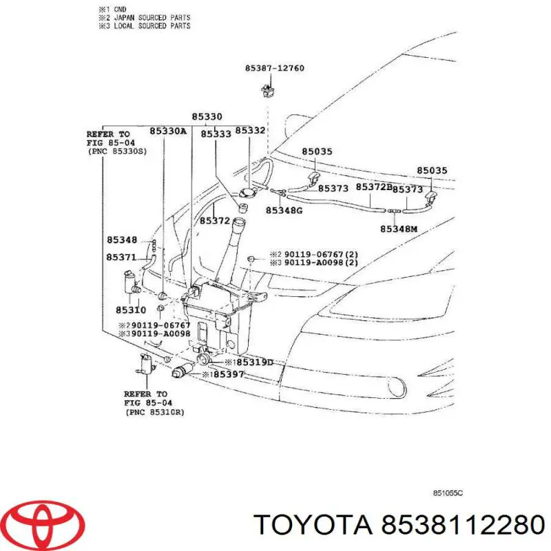 8538112280 Toyota 