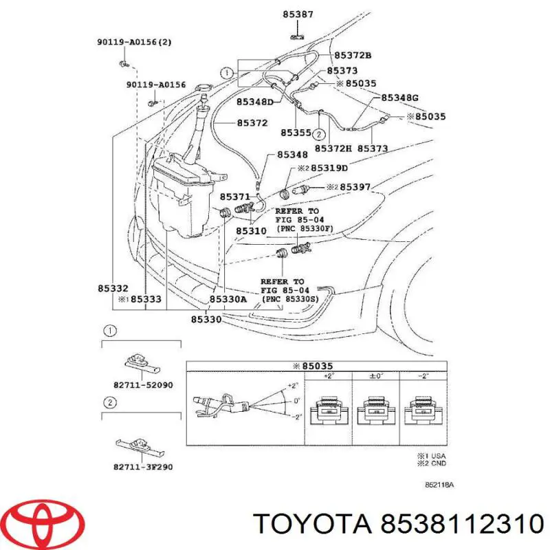 8538112310 Toyota/Lexus