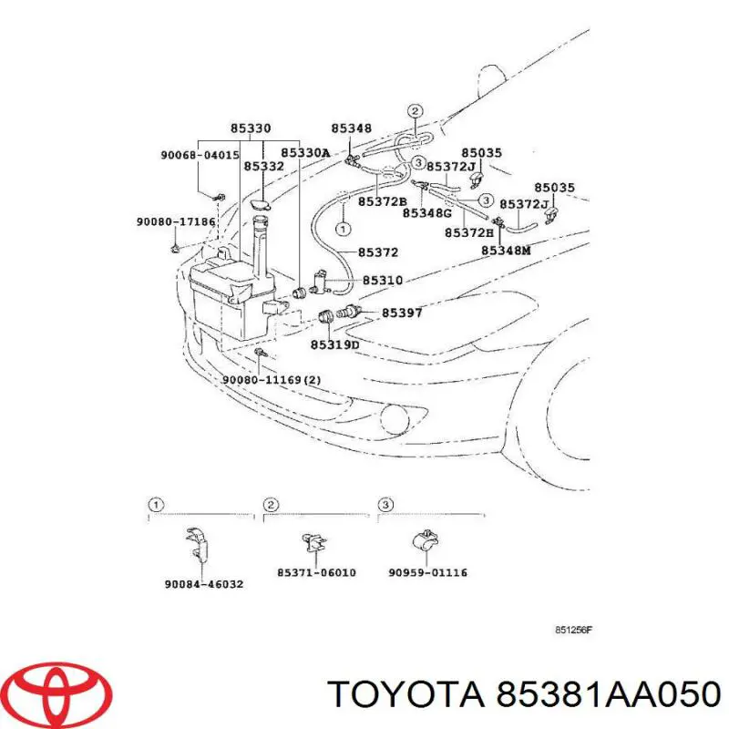  85381AA050 Toyota