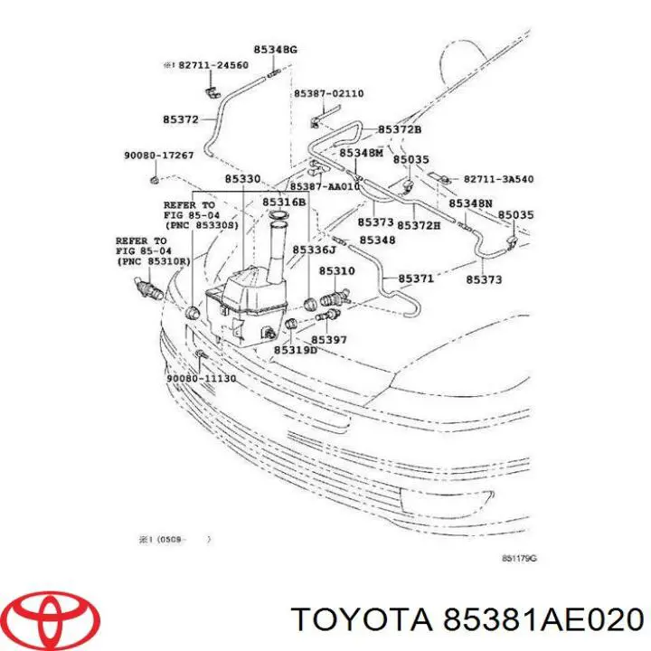  85381AE020 Toyota