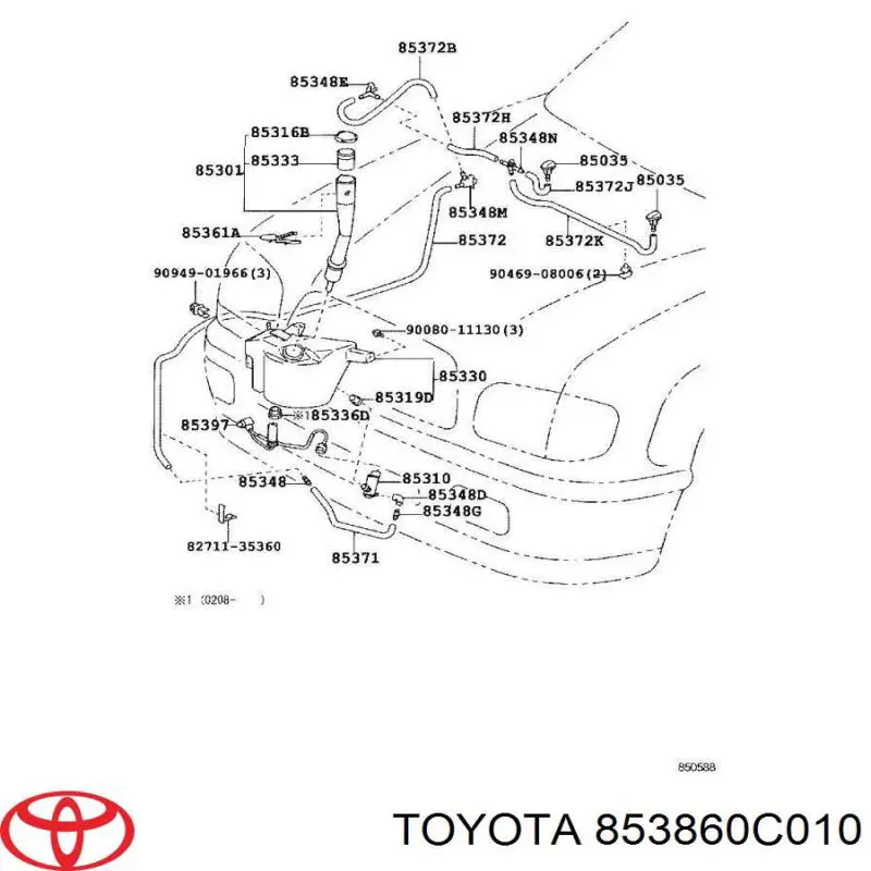  853860C010 Toyota