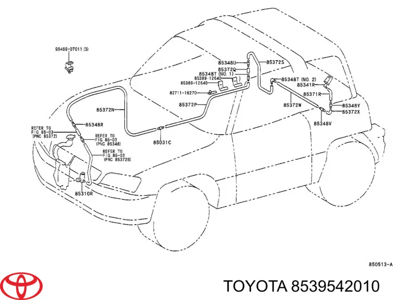  8539542010 Toyota