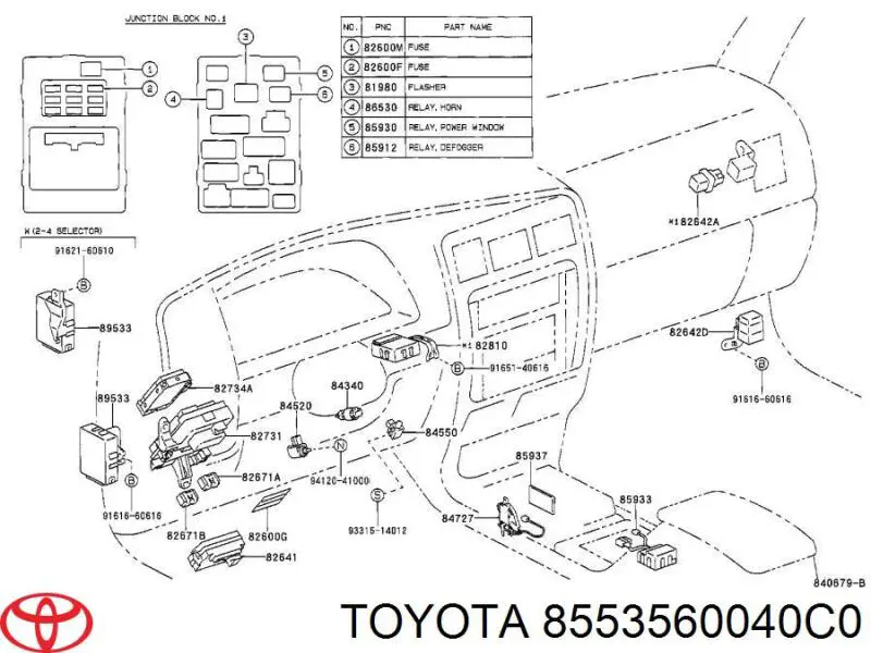 8553560040C0 Toyota 