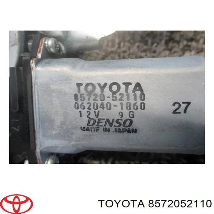 8572052110 Toyota Мотор стеклоподъемника двери передней, левой