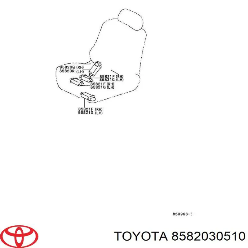  8582030510 Toyota