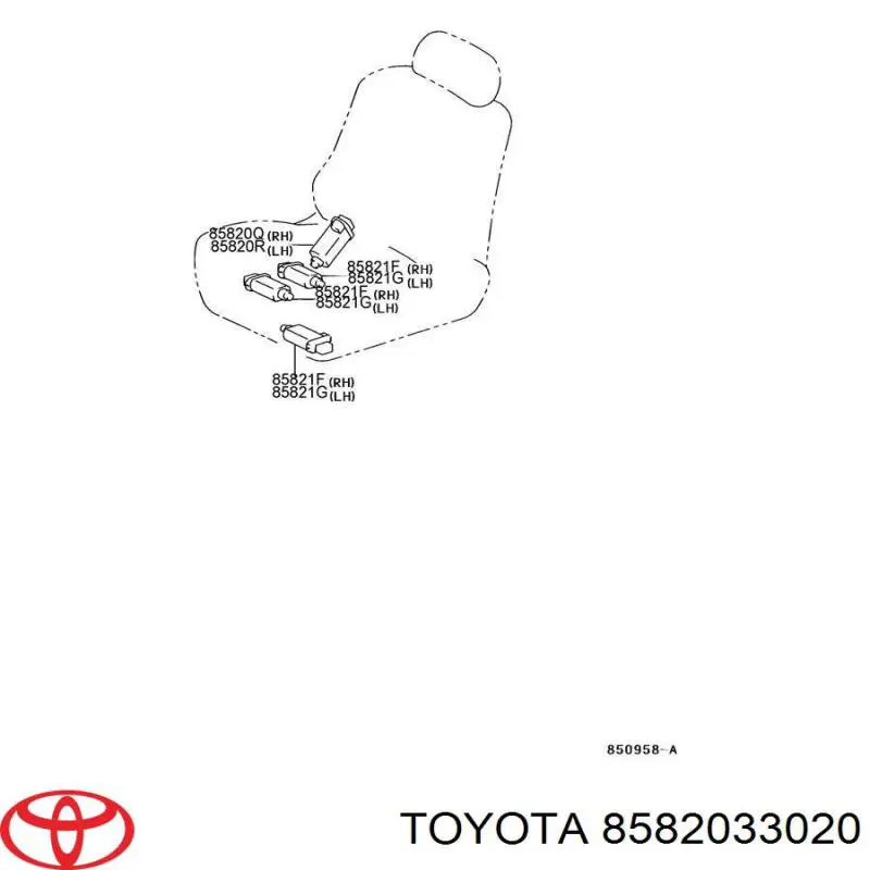 8582033020 Toyota 