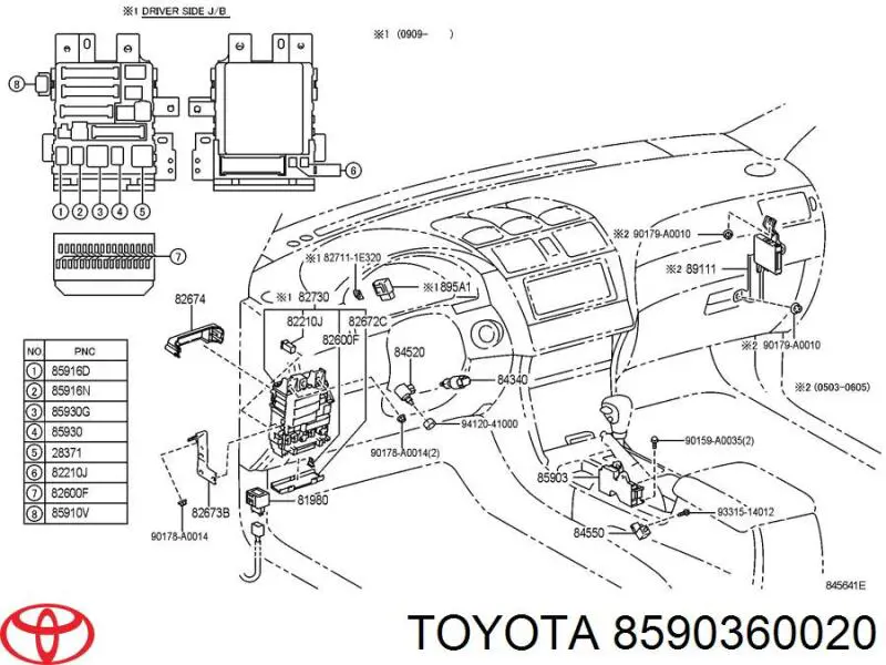  8590360020 Toyota