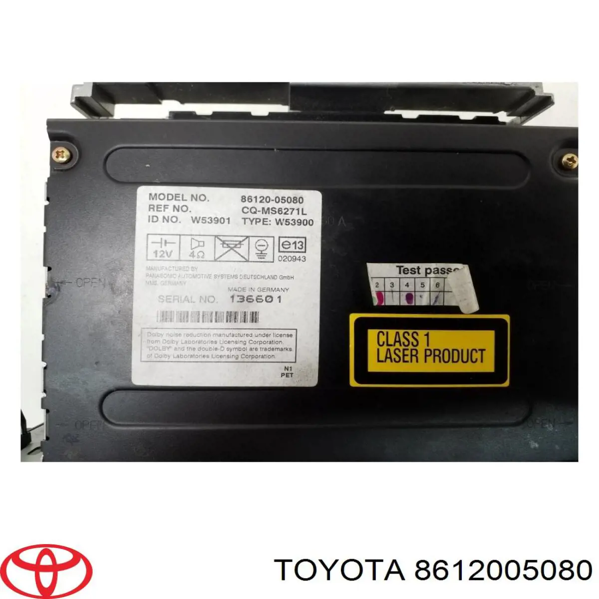 Купить 8612005080 Toyota Заводская магнитола