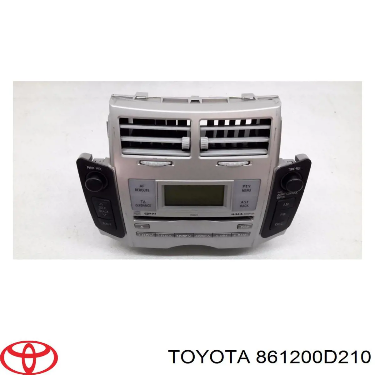 Магнитола (радио AM/FM) Toyota 861200D210