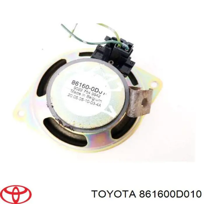 Купить 861600D010 Toyota Динамик "торпедо"