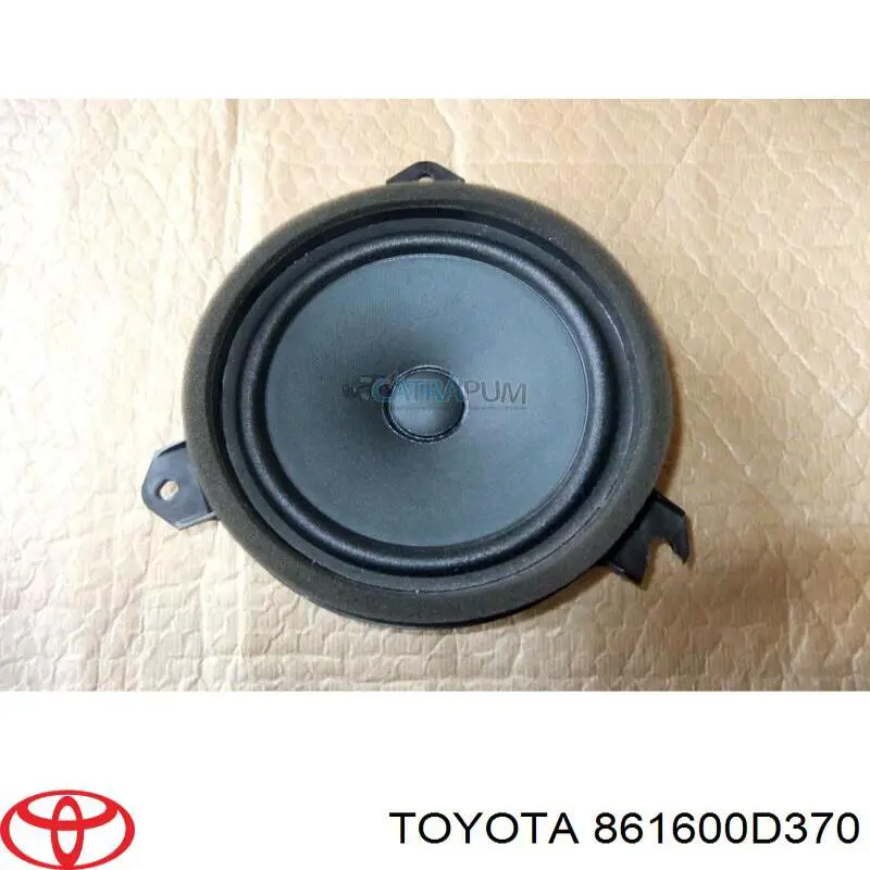 861600D370 Toyota alto-falante da porta dianteira