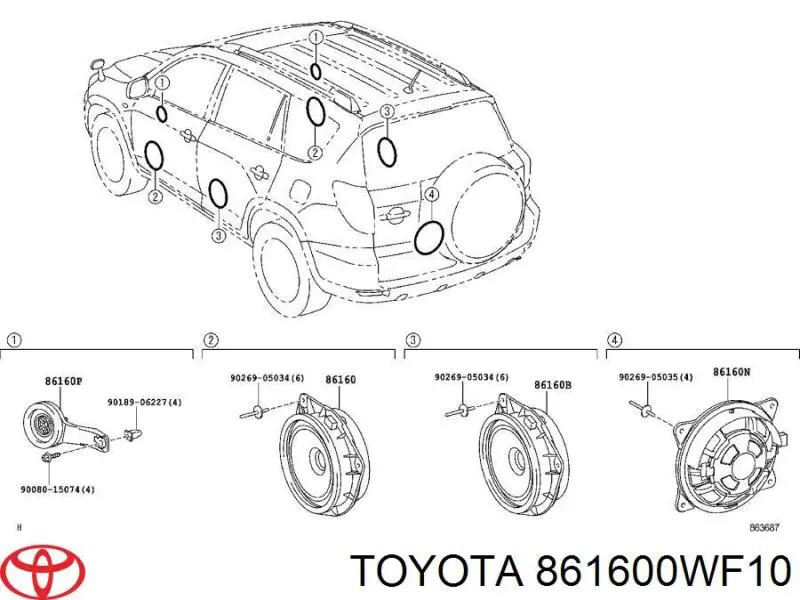 861600WF10 Toyota 