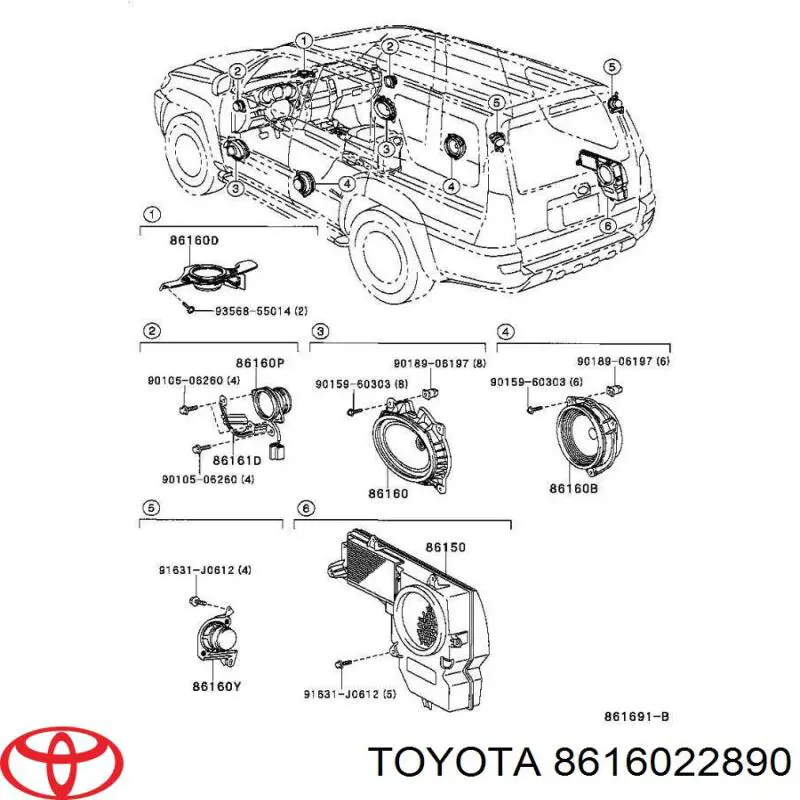  8616022890 Toyota