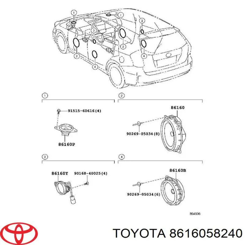 8616058240 Toyota 