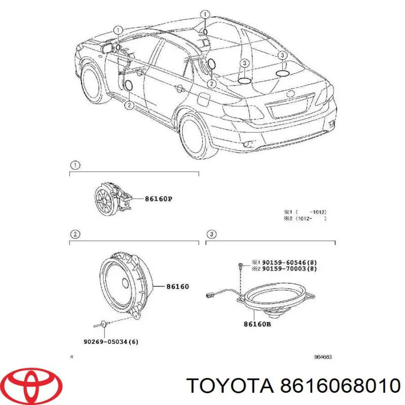  8616068010 Toyota