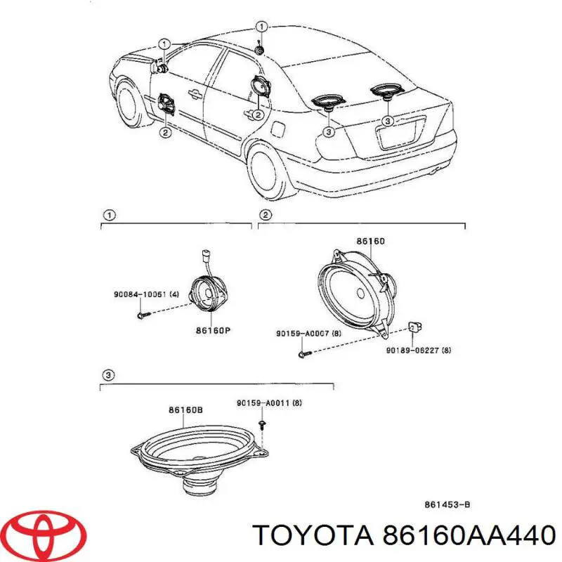  86160AA440 Toyota