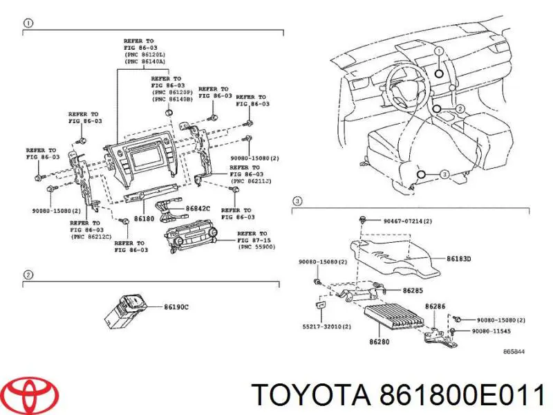 861800E011 Toyota 