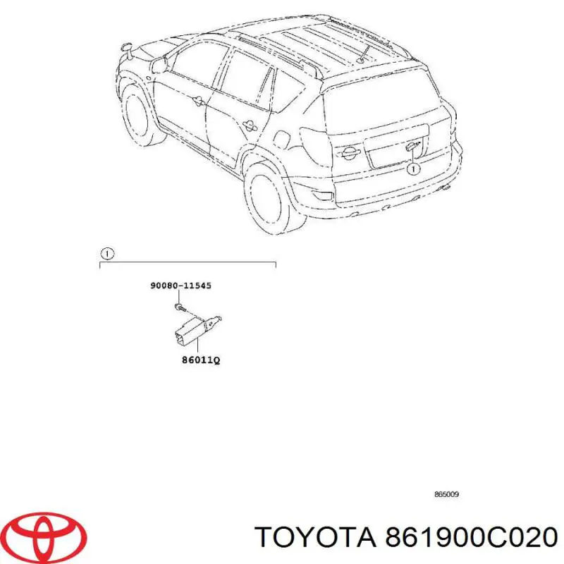  Toyota 861900C020 цена, от 31.67 USD