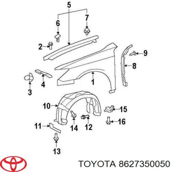  8627350050 Toyota