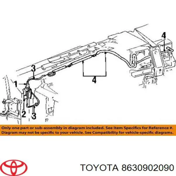  Toyota 8630902090 цена, от 31.67 USD