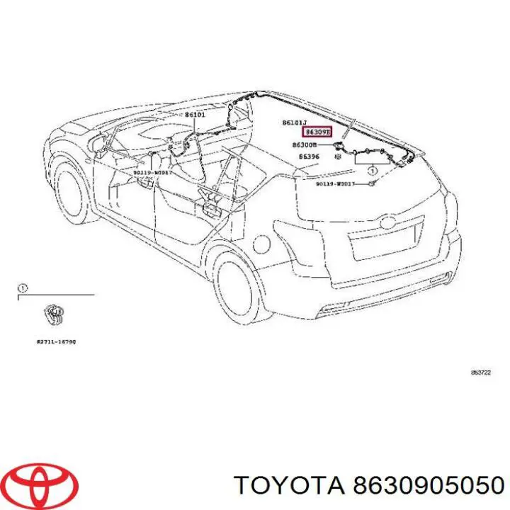 8630905050 Toyota 