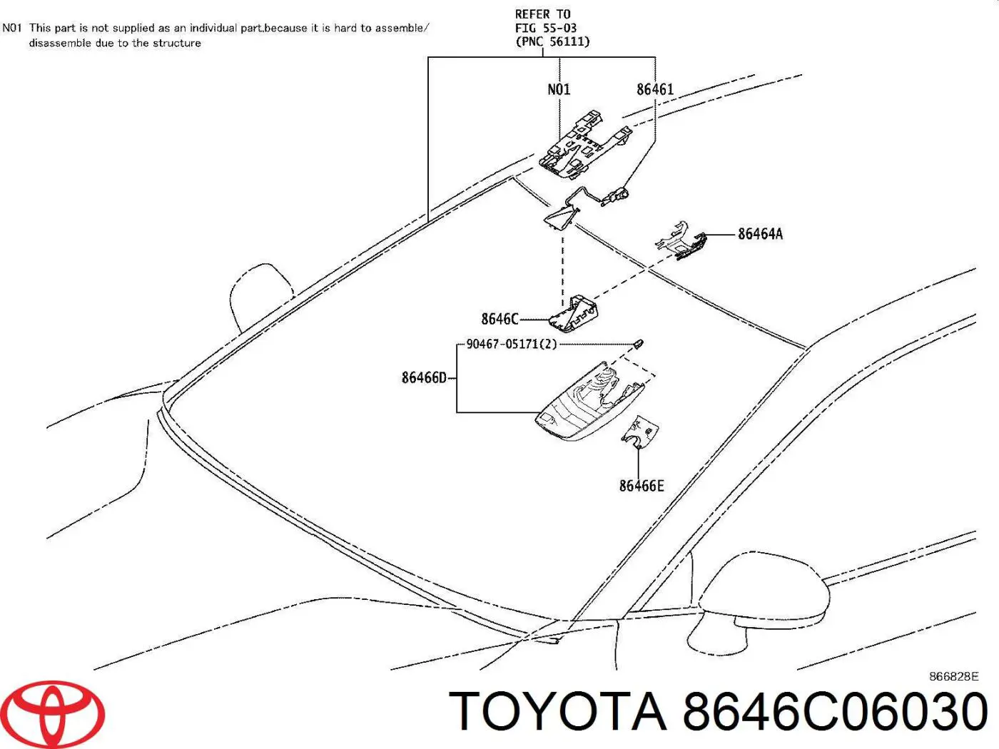  8646C06030 Toyota