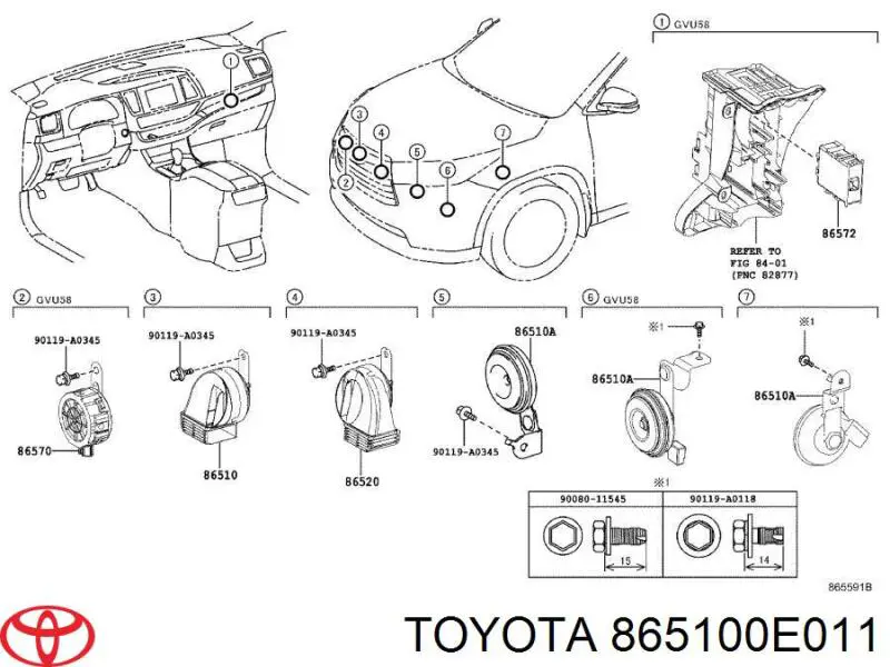 Купить 865100E011 Toyota 