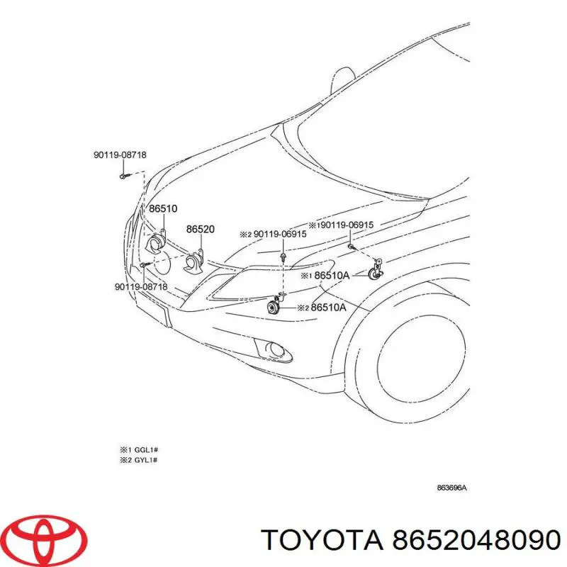 8652048090 Toyota 