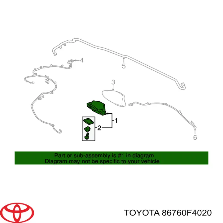 86760F4020 Toyota 