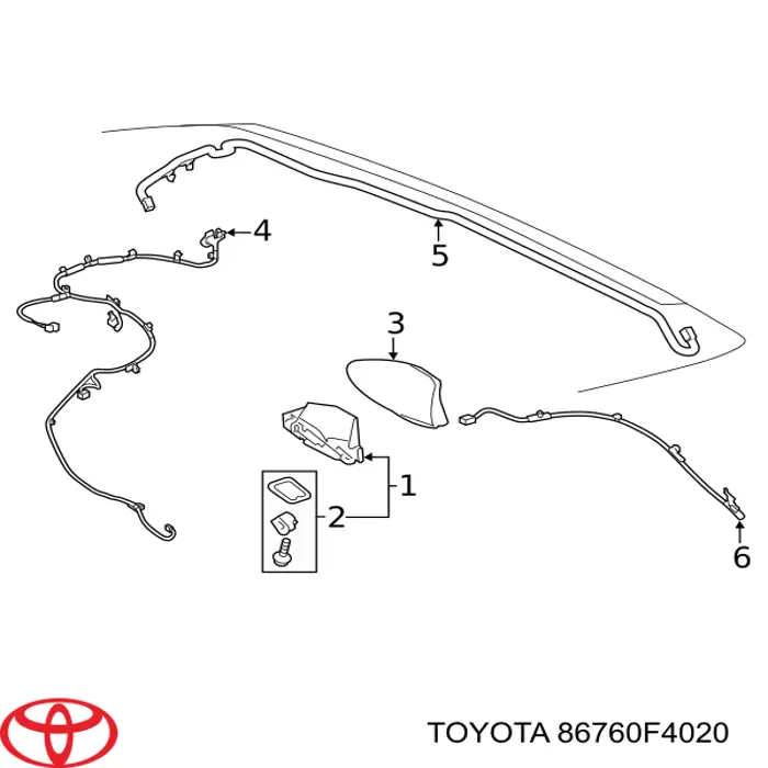 Купить 86760F4020 Toyota 