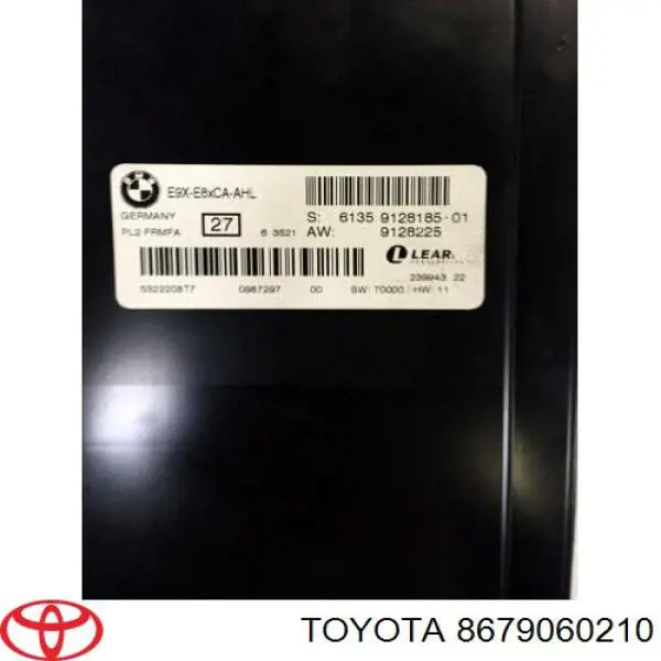 Камера системы обеспечения видимости Toyota 8679060210 цена, от 1487.76 USD
