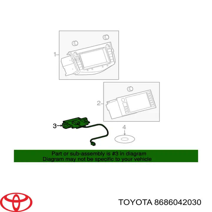  Toyota 8686042030 цена, от 53.67 USD