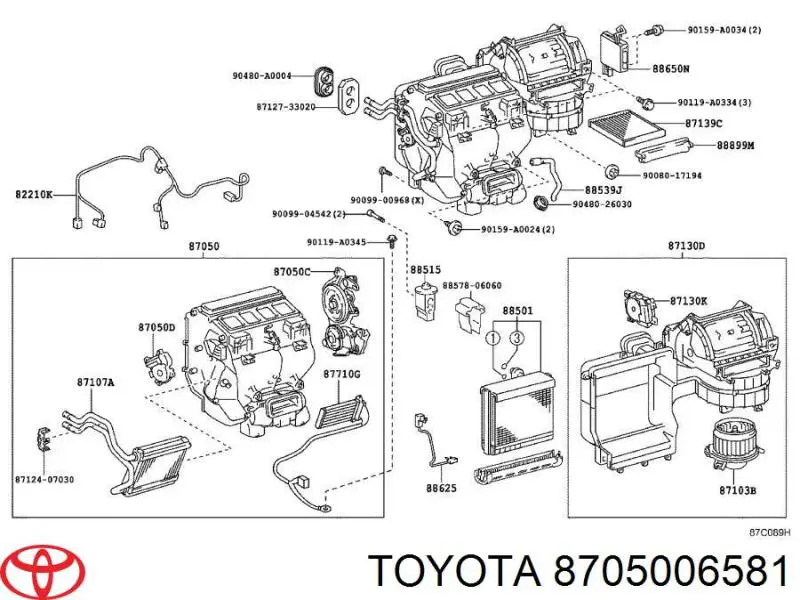  8705006581 Toyota