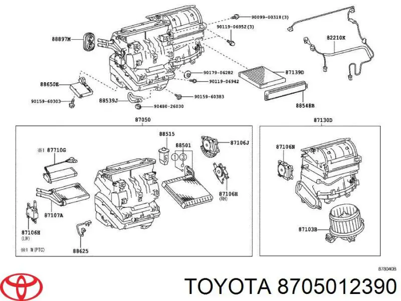 8705012390 Toyota 