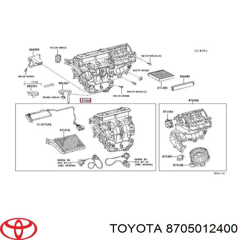 8705012400 Toyota 