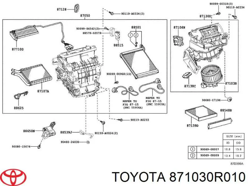  871030R010 Toyota