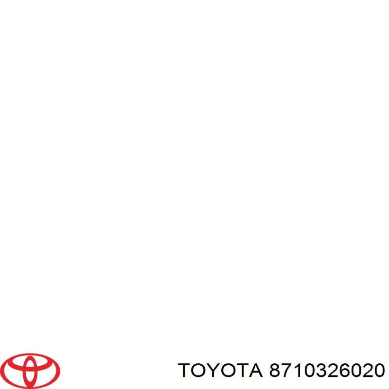 Вентилятор печки 8710326020 Toyota