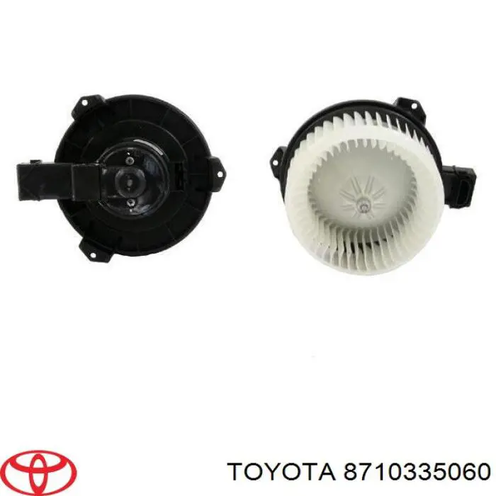 Мотор вентилятора печки (отопителя салона) Toyota 8710335060