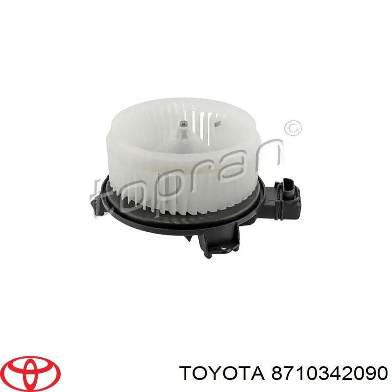 Мотор вентилятора печки (отопителя салона) Toyota 8710342090