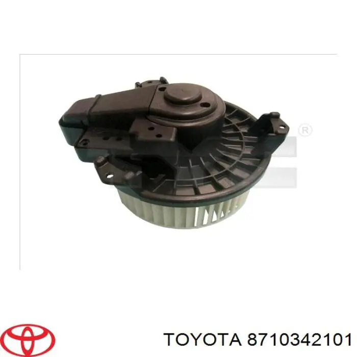 Мотор вентилятора печки (отопителя салона) Toyota 8710342101