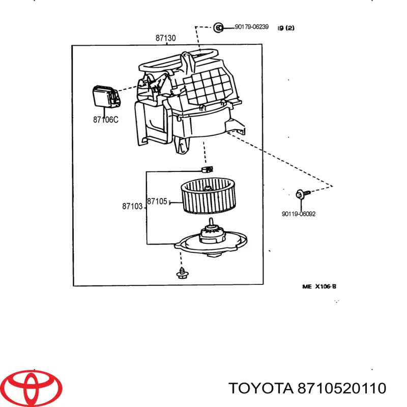  8710520110 Toyota