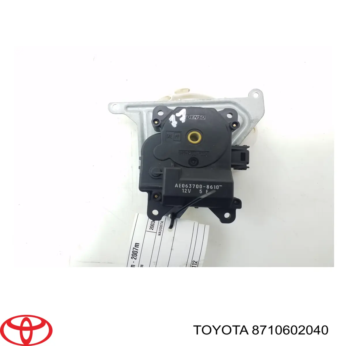 Acionamento de comporta de forno para Toyota Avensis I T22