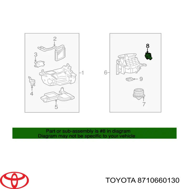 Купить 8710660130 Toyota 
