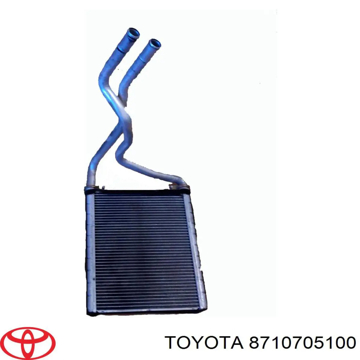 Радиатор печки (отопителя) на Toyota Avensis T25