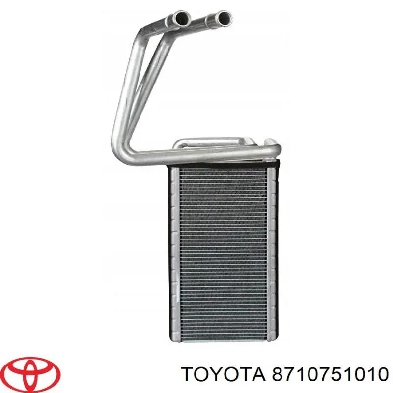 8710751010 Toyota Радиатор отопителя салона