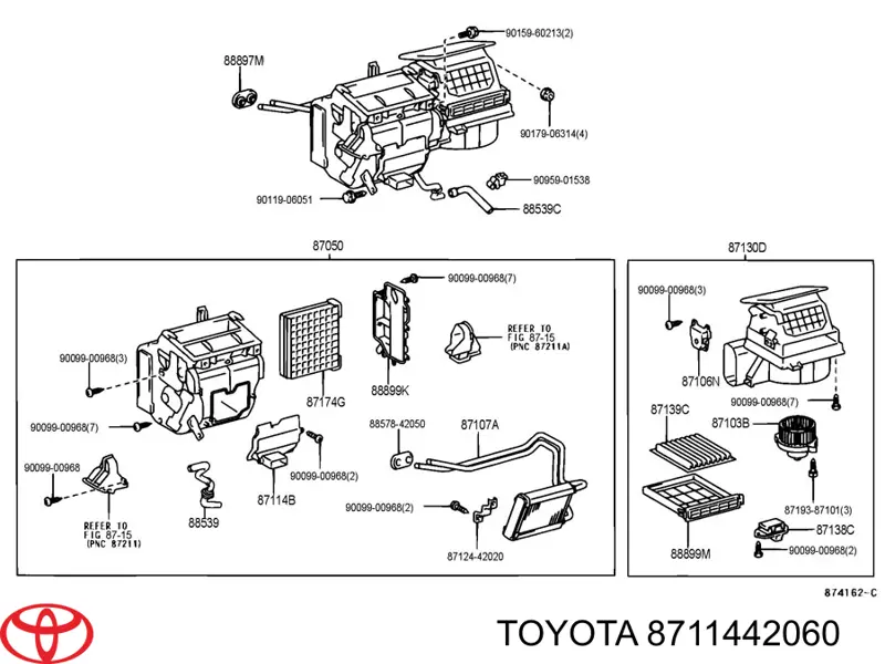 Купить 8711442060 Toyota 