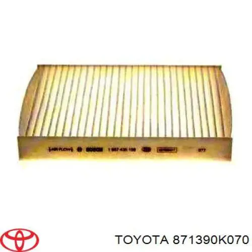 Filtro de habitáculo 871390K070 Toyota