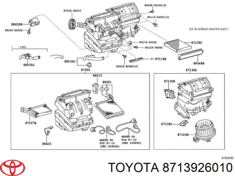 Фильтр воздушный отопителя Toyota 8713926010 цена, от 4.43 USD