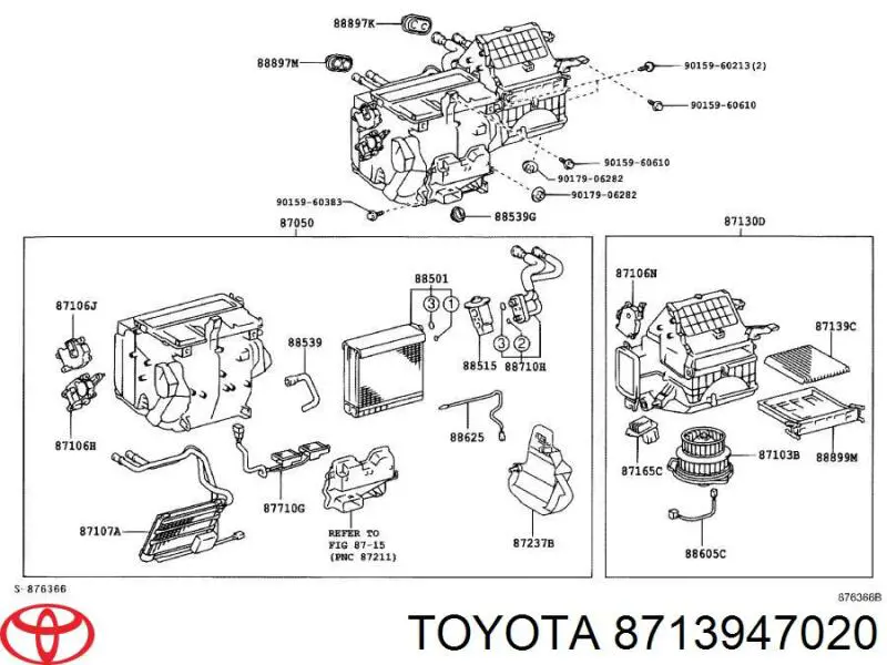 8713947020 Toyota фильтр салона